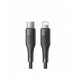 Joyroom snabbladdningskabel USB C - Lightning Power Delivery 2,4 A 20 W 1,2 m svart (S-1224M3)