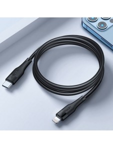Joyroom snabbladdningskabel USB C - Lightning Power Delivery 2,4 A 20 W 1,2 m svart (S-1224M3)