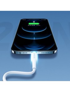 Joyroom snabbladdningskabel USB C - Lightning Power Delivery 2,4 A 20 W 1,2 m svart (S-1224M3)