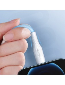 Joyroom snabbladdningskabel USB C - Lightning Power Delivery 2,4 A 20 W 1,2 m svart (S-1224M3)