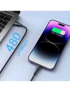 Joyroom kabel USB - Lightning 2.4A Surpass Series 3 m svart (S-UL012A11)