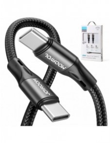 Joyroom snabbladdnings-/datakabel USB Typ C - USB Typ C PD 60W 2m svart (S-2030N1-60)