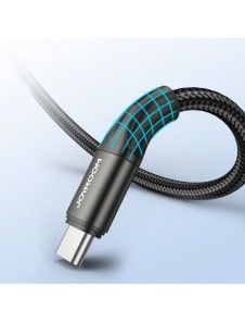 Joyroom snabbladdnings-/datakabel USB Typ C - USB Typ C PD 60W 2m svart (S-2030N1-60)