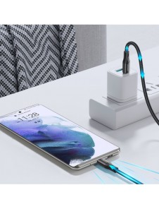 Joyroom snabbladdnings-/datakabel USB Typ C - USB Typ C PD 60W 2m svart (S-2030N1-60)