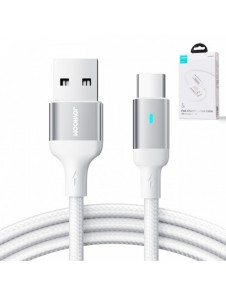 Joyroom USB-kabel - USB C 3A för snabb laddning och dataöverföring A10 Series 3 m vit (S-UC027A10)