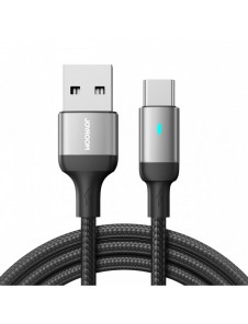 Joyroom USB-kabel - USB C 3A för snabb laddning och dataöverföring A10 Series 3 m svart (S-UC027A10)