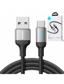 Joyroom USB-kabel - USB C 3A för snabb laddning och dataöverföring A10 Series 3 m svart (S-UC027A10)