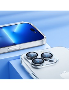 Joyroom 14Q Fodral iPhone 14 Plus Fodral Fodral med kamerafodral Transparent (JR-14Q3 transparent)