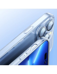 Joyroom 14Q Fodral iPhone 14 Plus Fodral Fodral med kamerafodral Transparent (JR-14Q3 transparent)