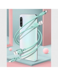 Joyroom USB - USB Typ C-kabel 2,4A 1,2 m (S-1224N2 Vit)