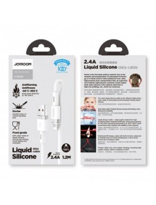 Joyroom USB - USB Typ C-kabel 2,4A 1,2 m (S-1224N2 Vit)