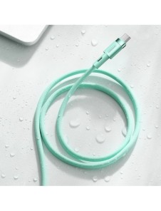 Joyroom USB - USB Typ C-kabel 2,4A 1,2 m (S-1224N2 Vit)