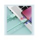 Joyroom USB - USB Typ C-kabel 2,4A 1,2 m (S-1224N2 Vit)