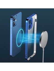 Joyroom New Beauty Series ultratunt fodral med elektropläterad ram för iPhone 12 Pro golden (JR-BP743)