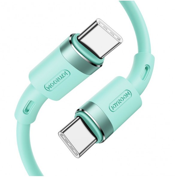 Joyroom-kabel USB Typ C - USB Typ C PD 60W 1,2 m grön (S-1230N9)