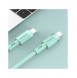 Joyroom-kabel USB Typ C - USB Typ C PD 60W 1,2 m grön (S-1230N9)
