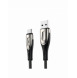 Joyroom Sharp Series snabbladdningskabel USB-A - USB-C 3A 1,2 m svart (S-M411)