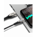 Joyroom Sharp Series snabbladdningskabel USB-A - USB-C 3A 1,2 m svart (S-M411)