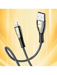 Joyroom Mermaid series USB - Lightning-kabel 2,4A 1,2m svart (S-1230K6)