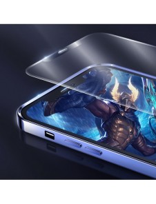 Joyroom Knight Series 2,5D helskärmsspel härdat glas för iPhone 12 mini svart (JR-PF625)