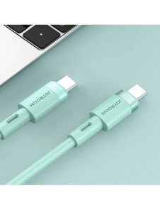 Joyroom slitstark USB Type C-kabel - USB Type C 3A 1,8 m grön (S-1830N9)