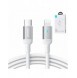 Joyroom-kabel USB C - Lightning 20W A10-serien 2 m vit (S-CL020A10)