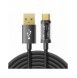 Joyroom USB-kabel - USB Typ C för laddning/dataöverföring 3A 2m svart (S-UC027A20)