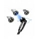 Joyroom 3in1 magnetisk kabel USB - Lightning / USB Typ C / micro USB laddningskabel 2,4A 1,2m svart (S-1224X2 LCM svart)