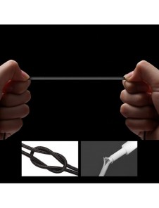 Joyroom 3in1 magnetisk kabel USB - Lightning / USB Typ C / micro USB laddningskabel 2,4A 1,2m svart (S-1224X2 LCM svart)