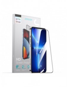 Joyroom Knight 2,5D TG härdat glas för iPhone 14 Plus helskärm med ram genomskinlig (JR-H03)