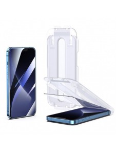Joyroom Easy Fit helskärmshärdat glas med monteringsställ för iPhone 14 Pro Max (6,7 tum) (JR-DH12)