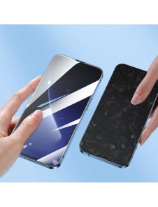 Joyroom Easy Fit helskärmshärdat glas med monteringsställ för iPhone 14 Pro Max (6,7 tum) (JR-DH12)