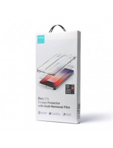 Joyroom Easy Fit helskärmshärdat glas med monteringsställ för iPhone 14 Pro Max (6,7 tum) (JR-DH12)