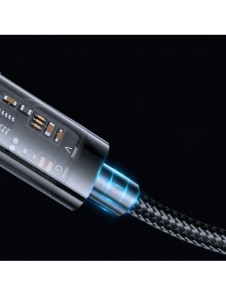 Joyroom USB-kabel - USB Typ C för laddning/dataöverföring 3A 2m blå (S-UC027A20)