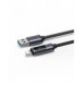 Lightning-kabel - USB A 2,4A 1,2m med LED-display Joyroom S-AL012A16 - svart