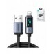 Lightning-kabel - USB A 2,4A 1,2m med LED-display Joyroom S-AL012A16 - svart