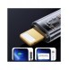 Joyroom USB-kabel - Lightning för laddning/dataöverföring 2,4A 20W 2m svart (S-UL012A20)