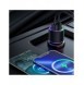 Joyroom billaddare 2 x USB med bakgrundsbelysning 24W svart (JR-CL10)