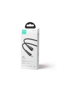 Joyroom USB C - Lightning 20W Surpass Series-kabel för snabb laddning och dataöverföring 3 m svart (S-CL020A11)