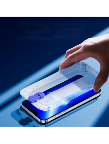 Joyroom Knight glas för iPhone 14 Pro med monteringssats transparent (JR-H10)