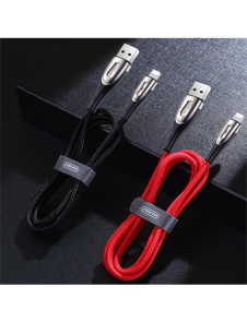 Joyroom Sharp Series Snabbladdningskabel USB-A - Lightning 3A 2m Svart (S-M411)