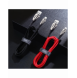 Joyroom Sharp Series Snabbladdningskabel USB-A - Lightning 3A 2m Svart (S-M411)