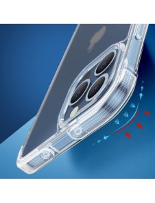 Joyroom Defender Series-fodral för iPhone 13 robust hölje med krokar kickstand transparent (JR-BP954)