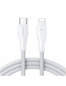 Joyroom USB C - Lightning 20W Surpass Series-kabel för snabb laddning och dataöverföring 3 m vit (S-CL020A11)