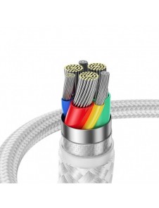 Joyroom USB C - Lightning 20W Surpass Series-kabel för snabb laddning och dataöverföring 3 m vit (S-CL020A11)