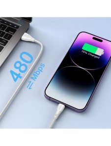 Joyroom USB C - Lightning 20W Surpass Series-kabel för snabb laddning och dataöverföring 3 m vit (S-CL020A11)