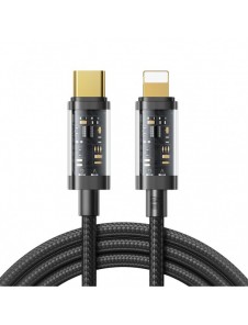 Joyroom-kabel USB Typ C - Lightning PD 20W 1,2m svart (S-CL020A12-svart)