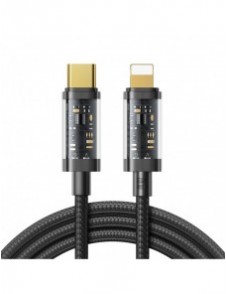 Joyroom-kabel USB Typ C - Lightning PD 20W 1,2m svart (S-CL020A12-svart)