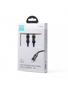 Joyroom-kabel USB Typ C - Lightning PD 20W 1,2m svart (S-CL020A12-svart)