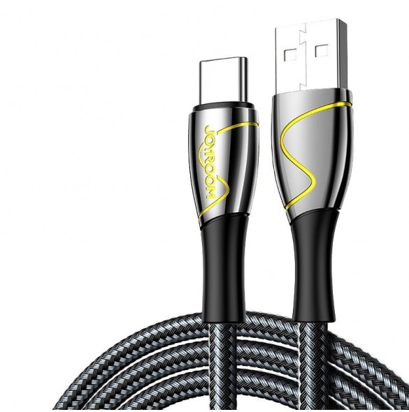 Joyroom Mermaid series USB-kabel - USB Type C 3A 2m svart (S-2030K6)